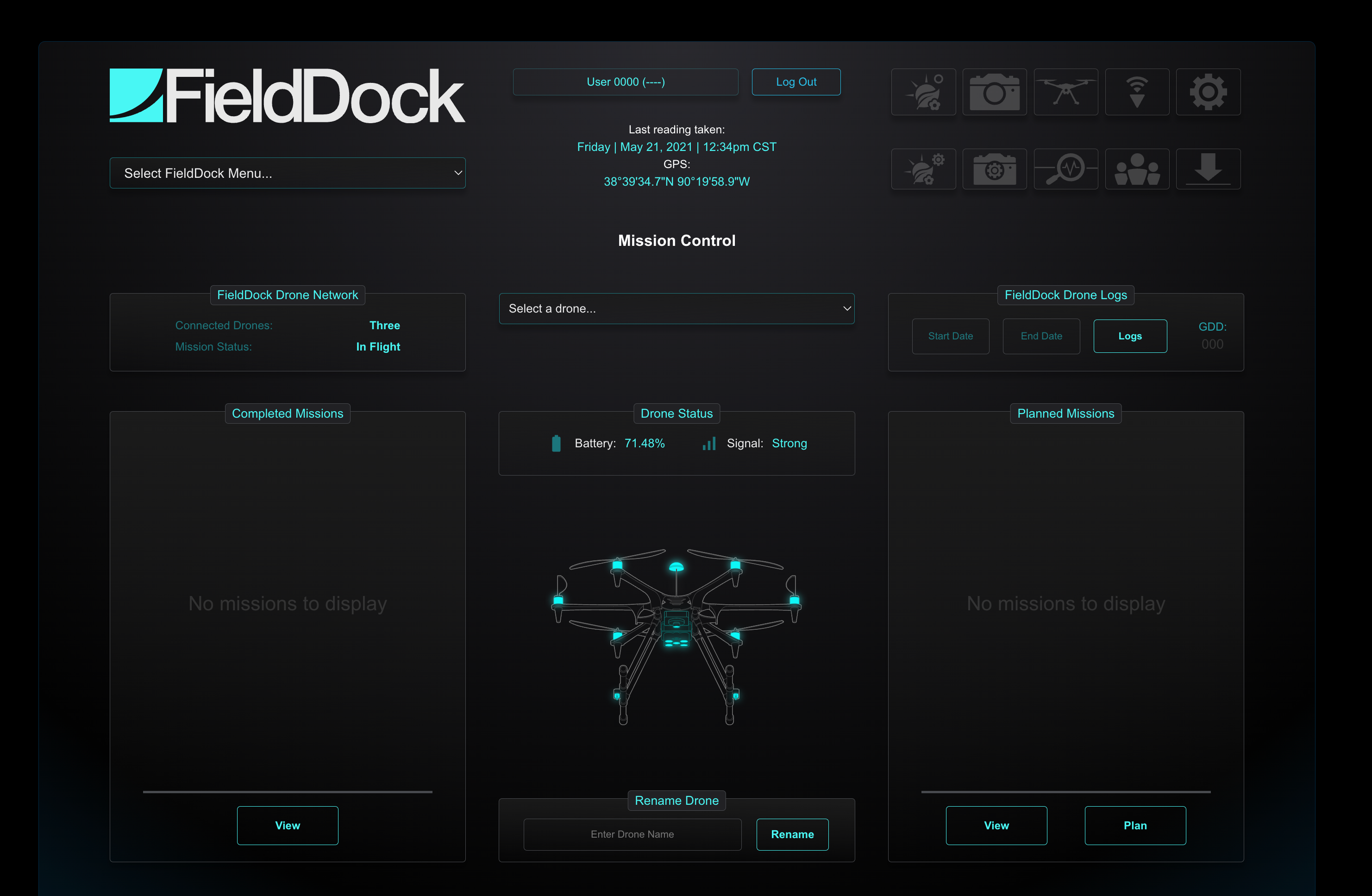 FieldDock GUI 2