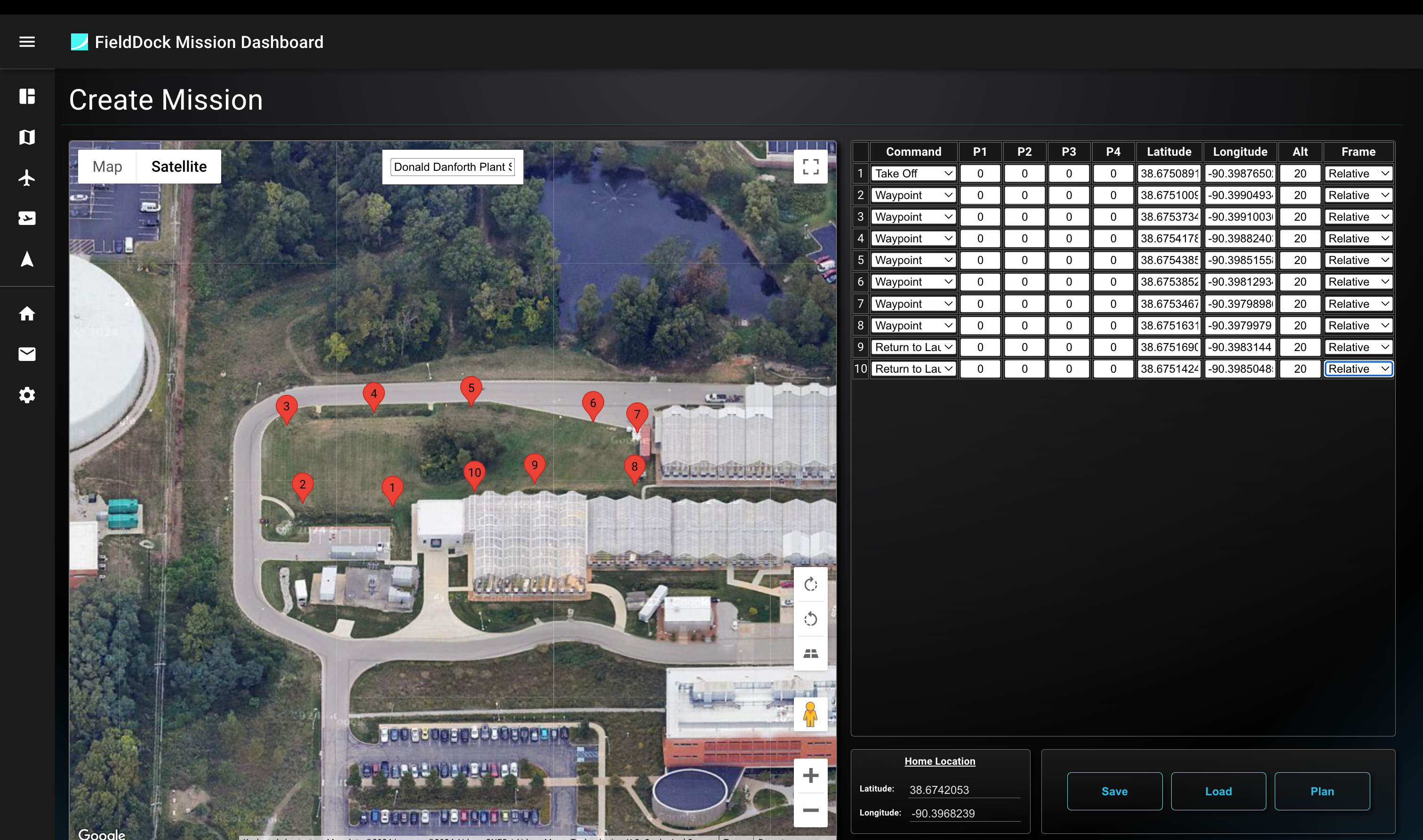 FieldDock GUI 3